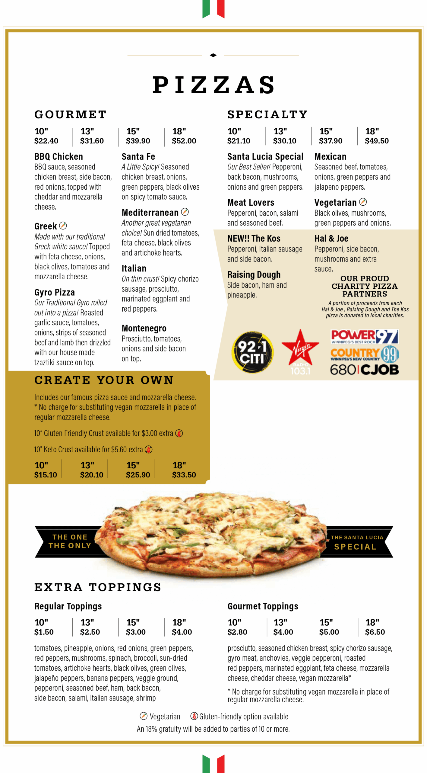 ソニック883 ワゴンサービスメニュー ソニック883 ワゴンサービスメニュー